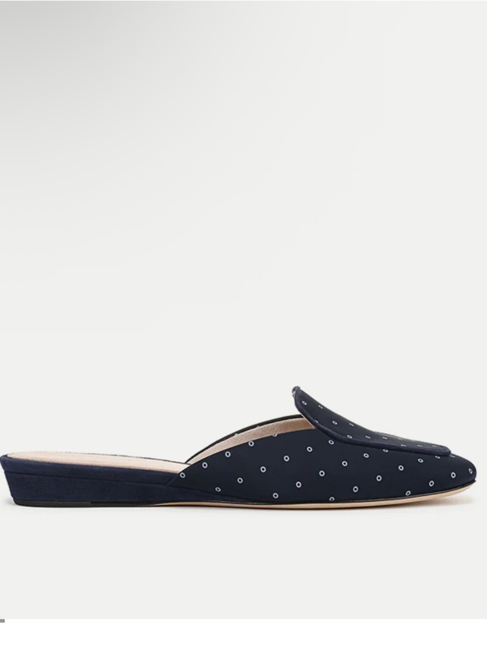Veronica Beard NIB $350 Moritz Loafer Mule in Navy Blue Print size 8.5 - Picture 3 of 6
